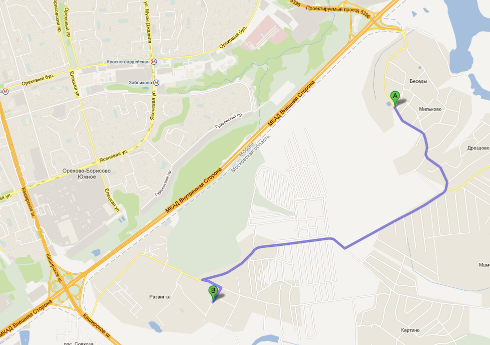 Схема проезда к банку